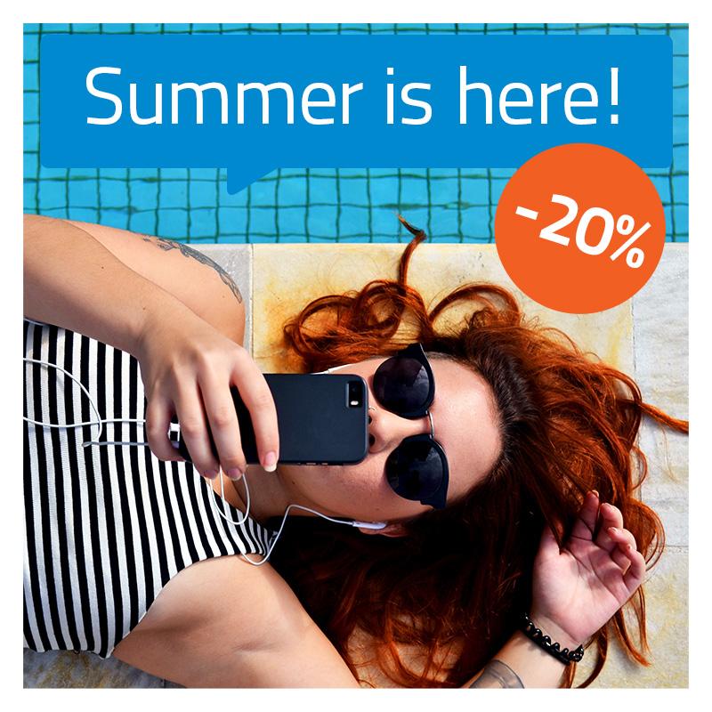 Summer 20% promotion