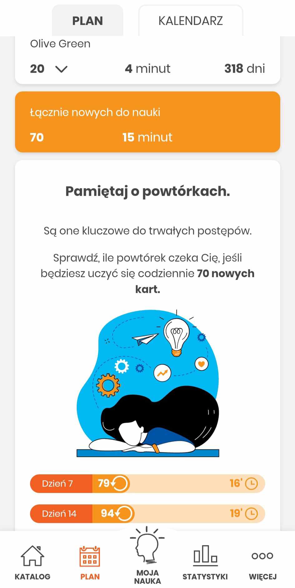 plan powtórek