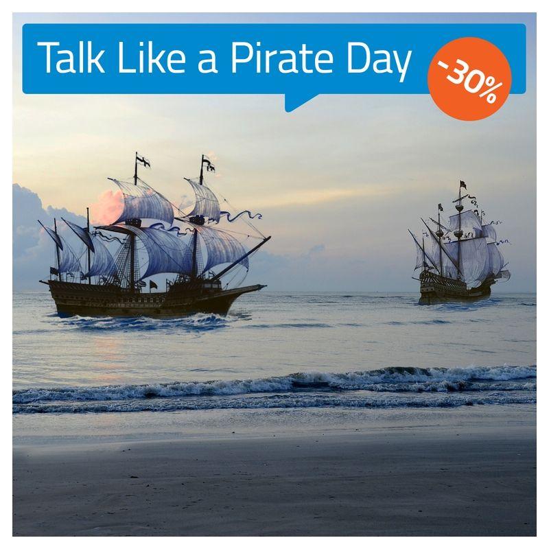 Big discount for the Talk Like a Pirate Day