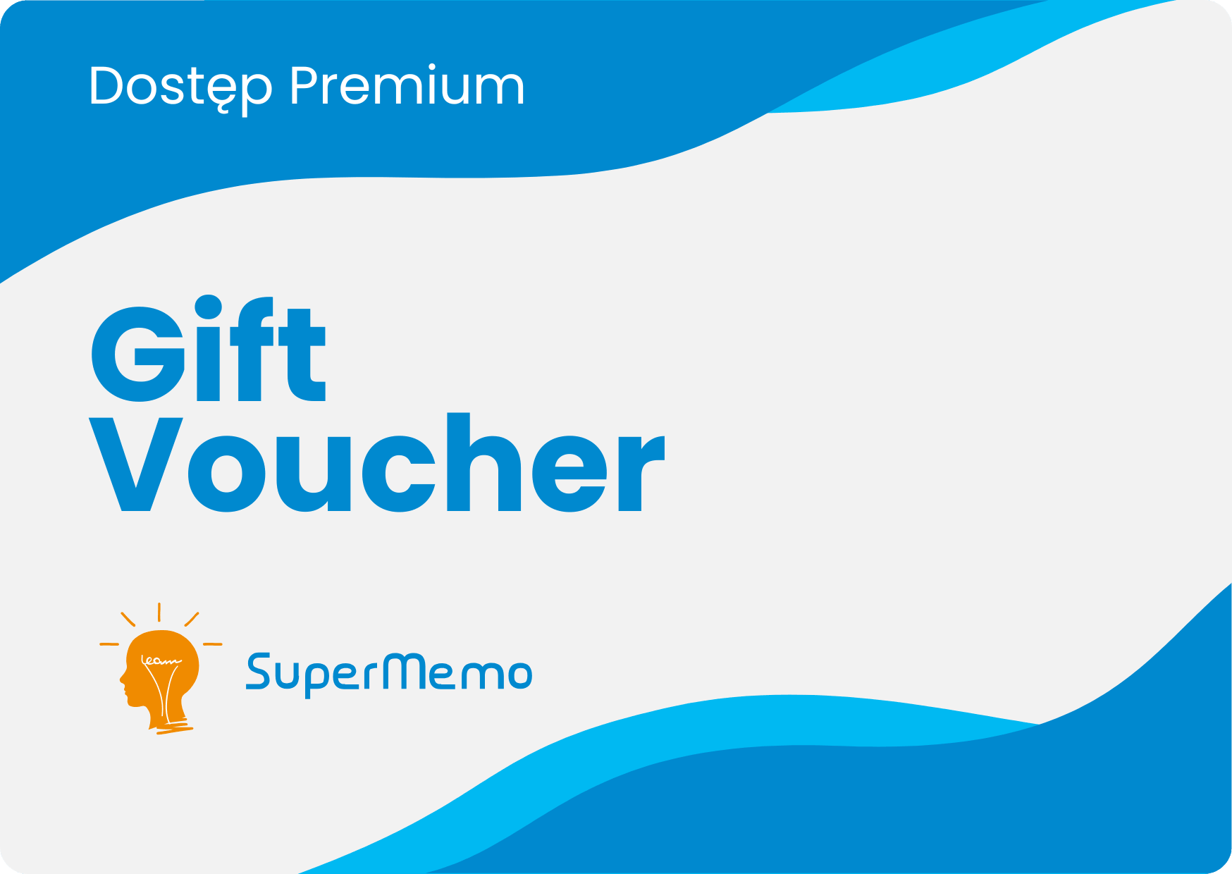 Karta podarunkowa na kurs językowy SuperMemo